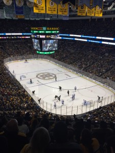 Leafs vs Bruins... Ended a 4-3 Shoot Out win for the Leafs!