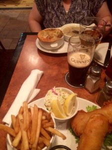 Meat pie and Fish & Chips
