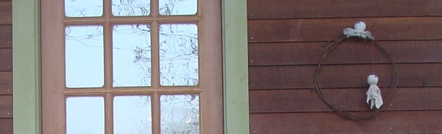 The front door...