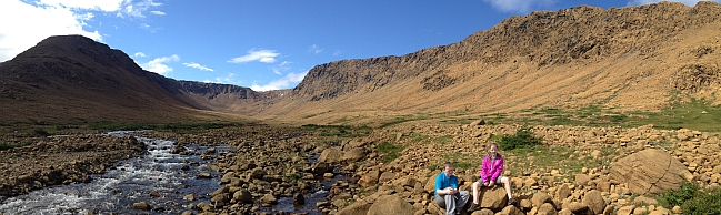 At the end of the beautiful Tablelands Hiking Trail  in Gros Morne